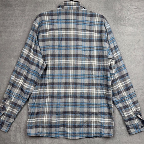 Helikon-Tex Defender Mk2 Pilgrim Shirt Mens Medium Blue Grey Plaid Tactical L/S - Picture 8 of 8